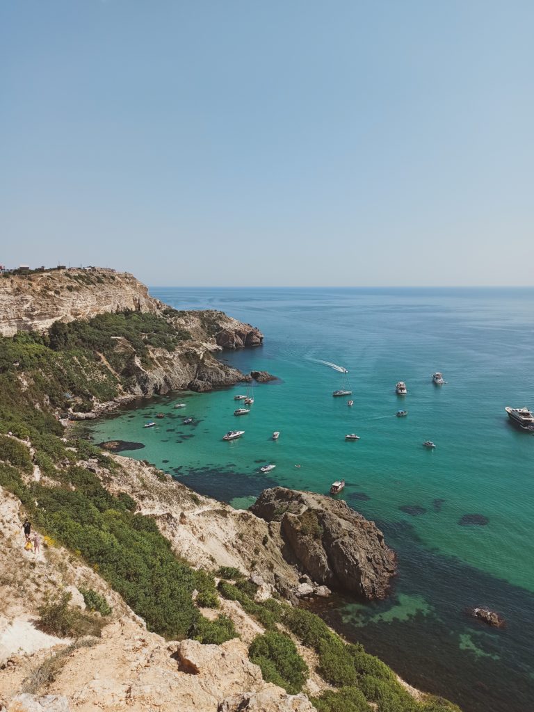 Вид на море в Крыму