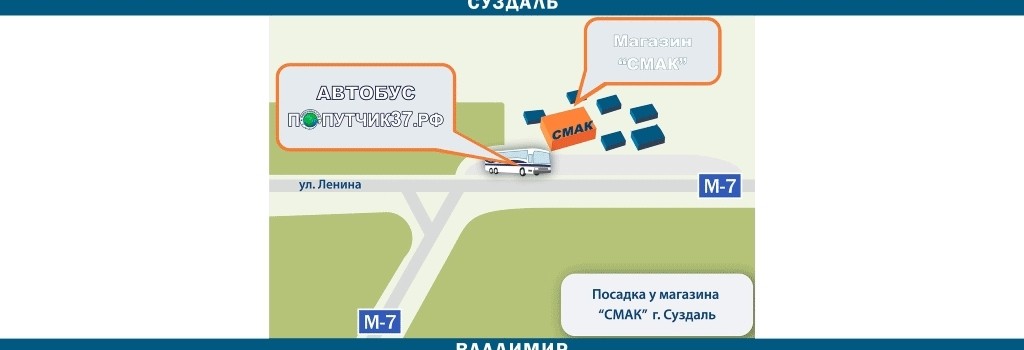Места посадки - рейсов №2 в аэропорты г. Москвы
